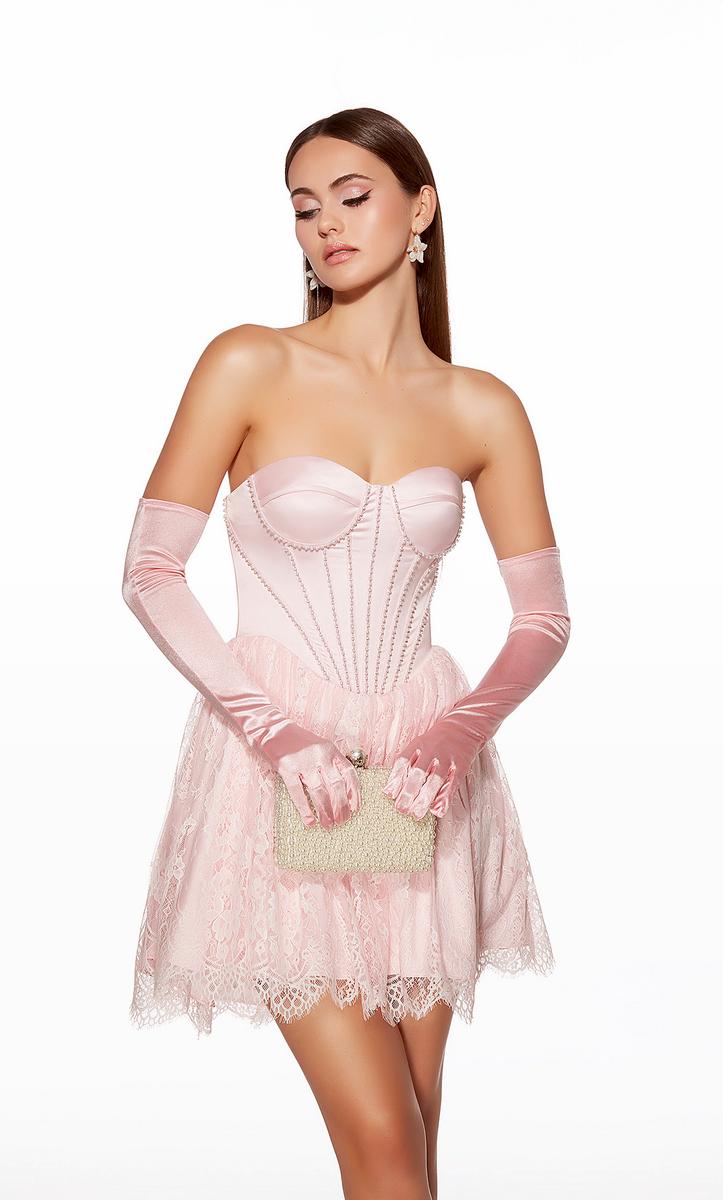 Alyce Paris Homecoming Dress 30011 - Pink