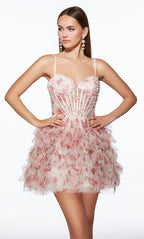 Alyce Paris Homecoming Dress 30013 - Pink