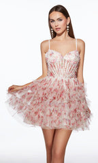 Alyce Paris Homecoming Dress 30013 - Pink