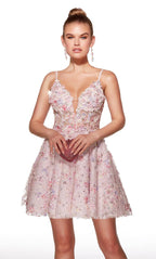 Alyce Paris Homecoming Dress 30017 - Pink