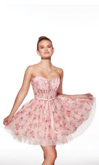 Alyce Paris Homecoming Dress 30019 - Pink