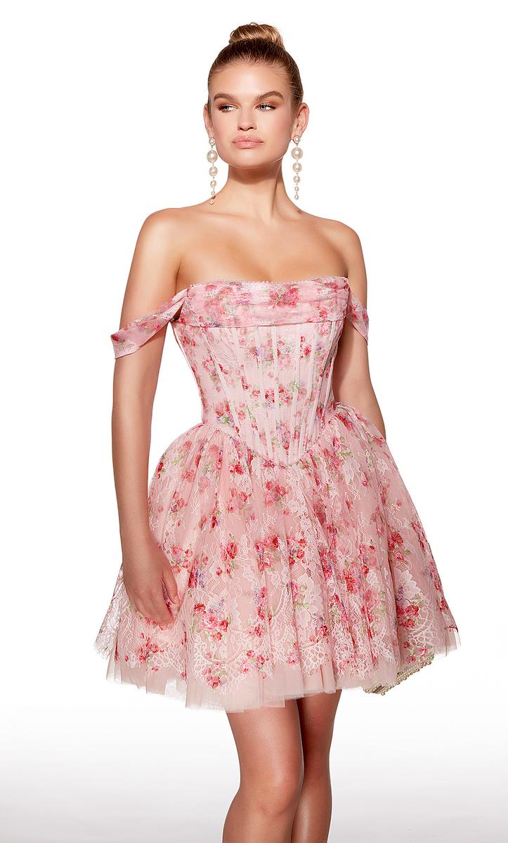 Alyce Paris Homecoming Dress 30021 - Pink