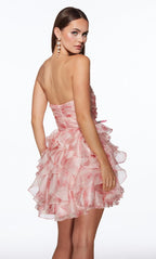 Alyce Paris Homecoming Dress 30023 - Rose Quartz