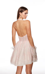 Alyce Paris Homecoming Dress 30024 - Pink/Diamond White