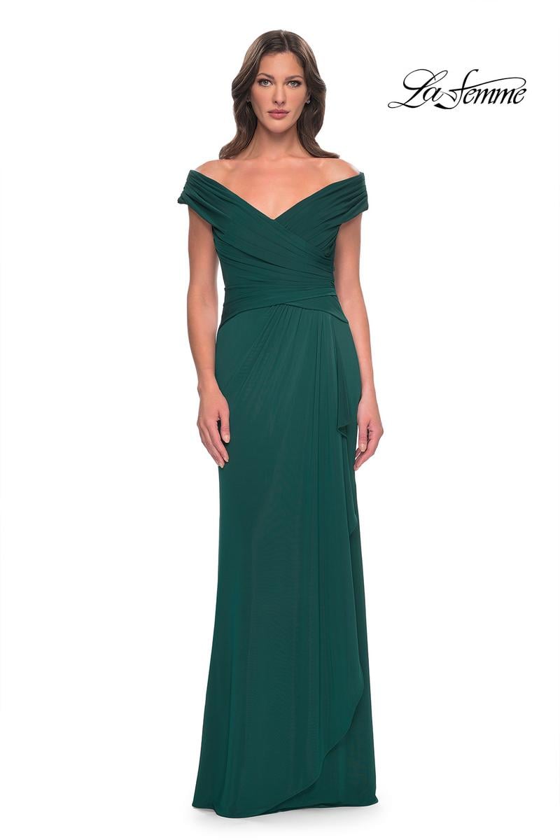 La Femme Evening 30040 - Dark Emerald