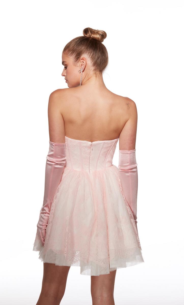 Alyce Paris Homecoming Dress 30041 - Pink/Diamond White