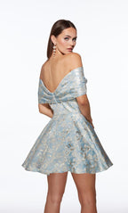 Alyce Paris Homecoming Dress 30046 - Light Blue