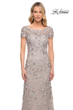 La Femme Mother of the Bride 30053 - Lavender/Gray