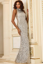 Jovani Signature Collection 30054 - Nude/Silver