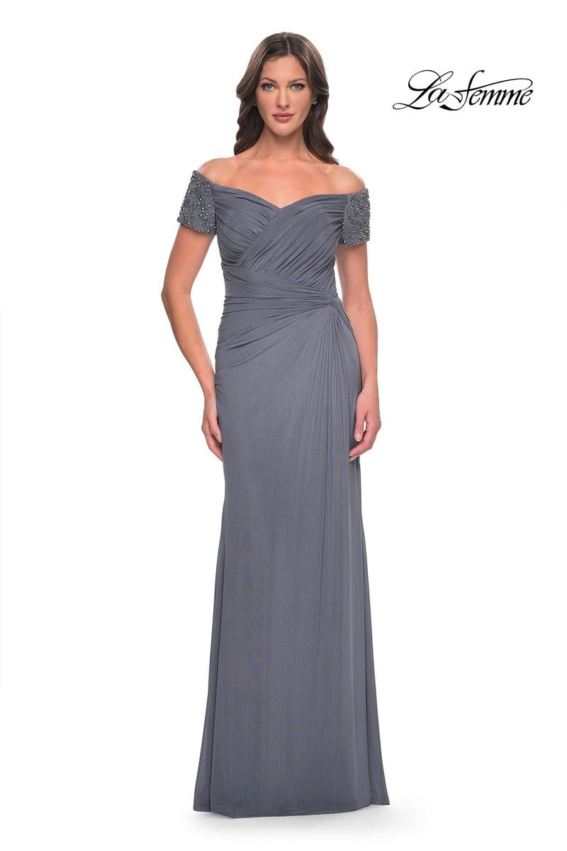 La Femme Mother of the Bride 30057 - Gunmetal