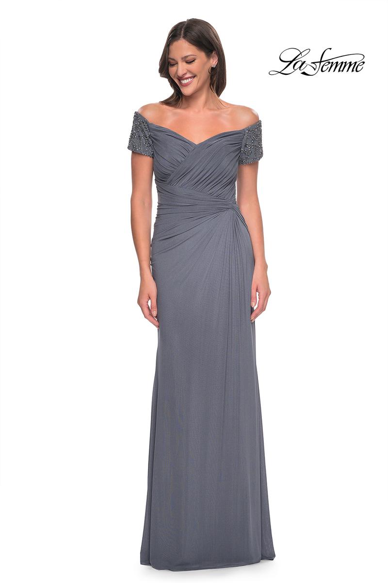 La Femme Mother of the Bride 30057 - Gunmetal