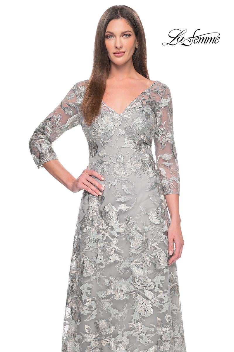 La Femme Mother of the Bride 30062 - Silver/Slate