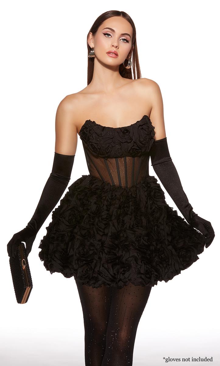 Alyce Paris Homecoming Dress 30077 - Black