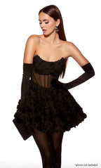 Alyce Paris Homecoming Dress 30077 - Black