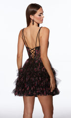 Alyce Paris Homecoming Dress 30078 - Black/Multi