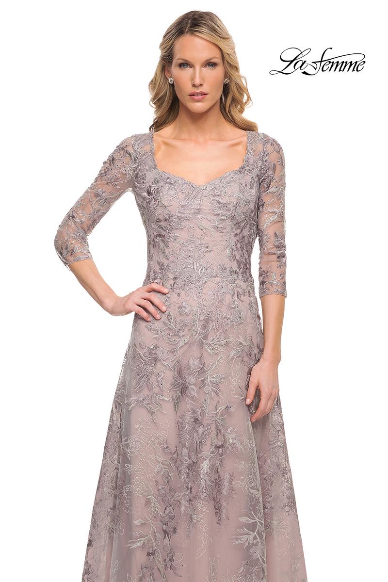 La Femme Mother of the Bride 30078 - Silver/Pink