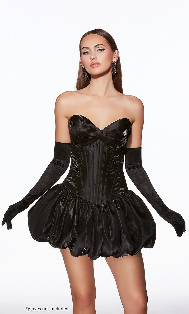 Alyce Paris Homecoming Dress 30083 - Black