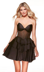 Alyce Paris Homecoming Dress 30084 - Black