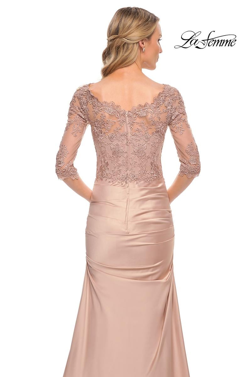 La Femme Evening Dress 30162 - Champagne