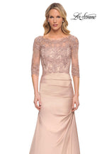 La Femme Evening Dress 30162 - Champagne