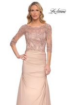 La Femme Evening Dress 30162 - Champagne