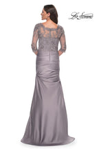 La Femme Evening Dress 30162 - Silver
