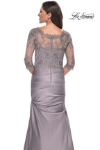 La Femme Evening Dress 30162 - Silver