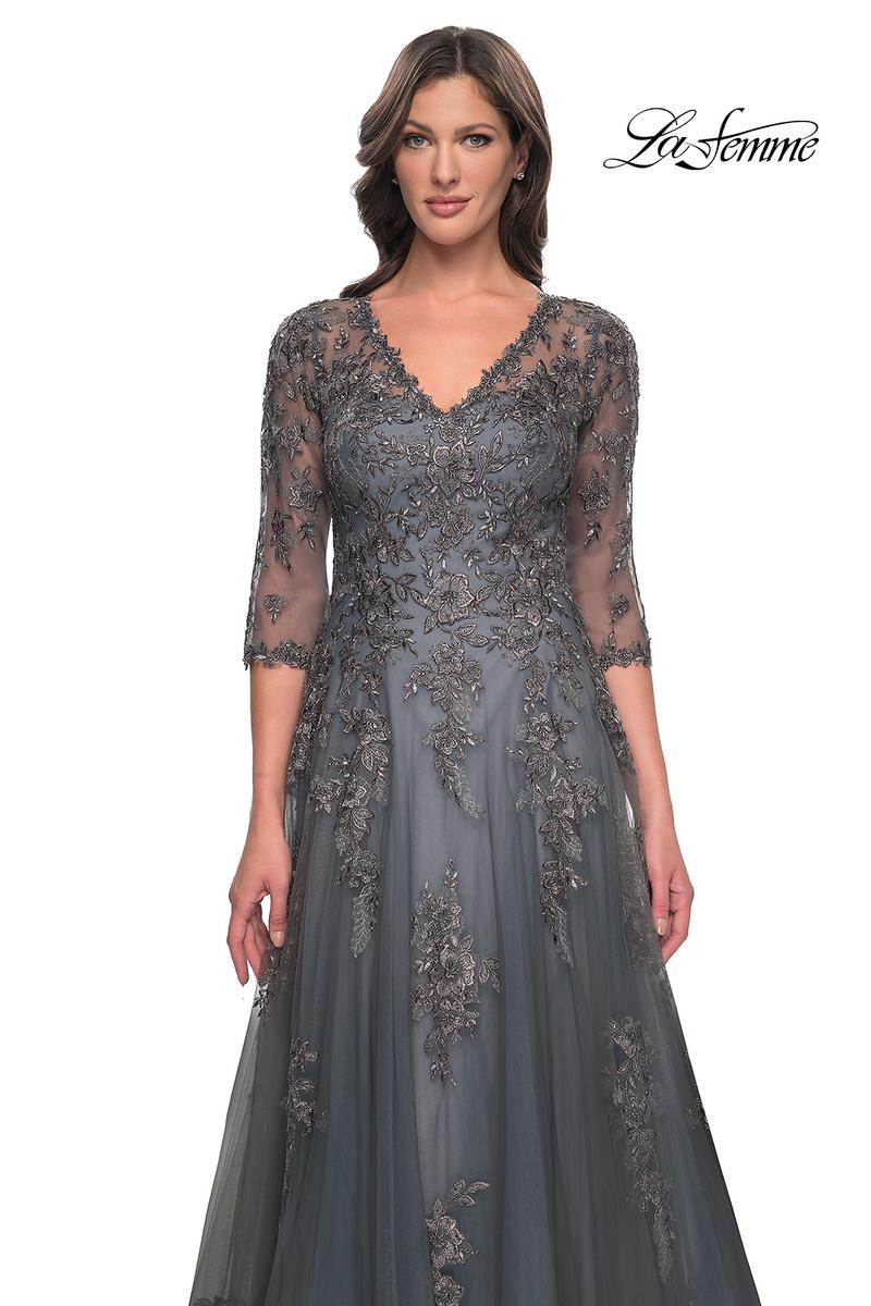 La Femme Mother of the Bride 30201 - Gray