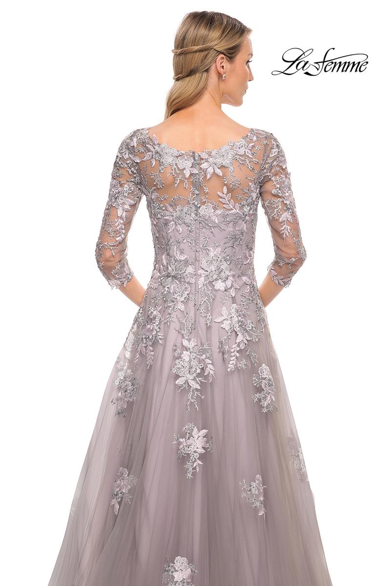 La Femme Mother of the Bride 30229 - Silver/Pink