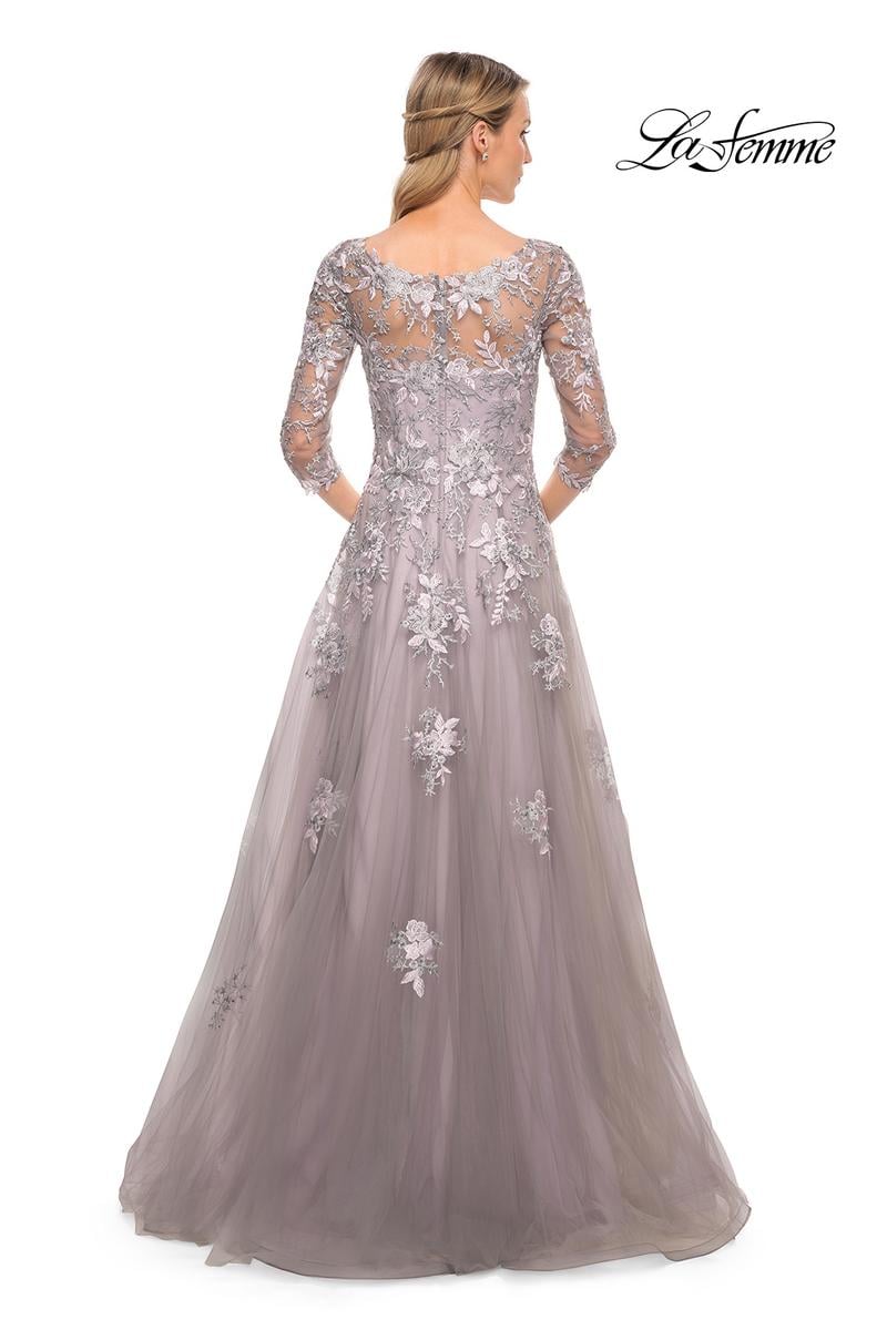La Femme Mother of the Bride 30229 - Silver/Pink