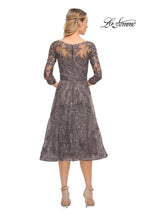 La Femme Evening Dress 30268 - Gunmetal