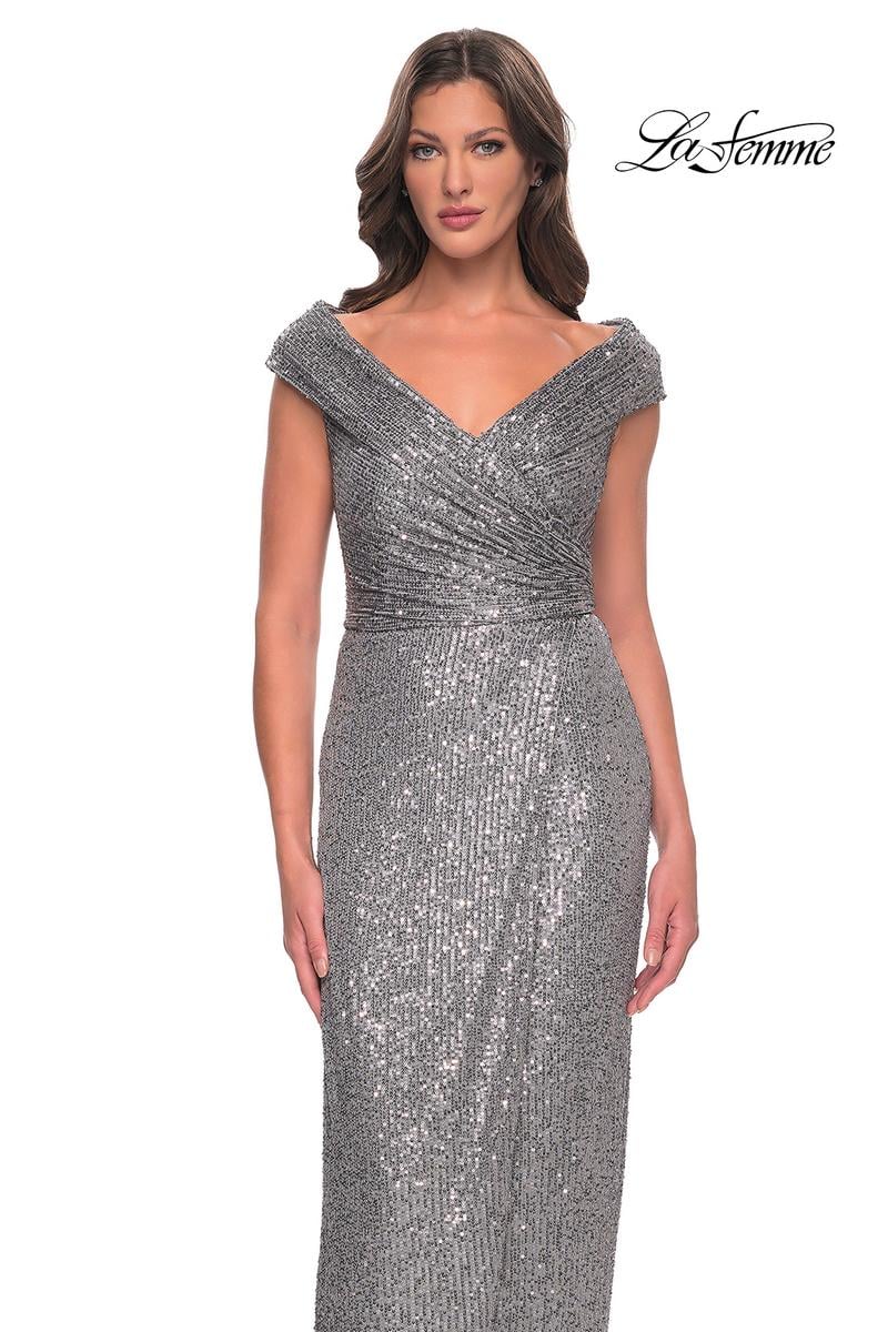 La Femme Evening 30326 - Silver