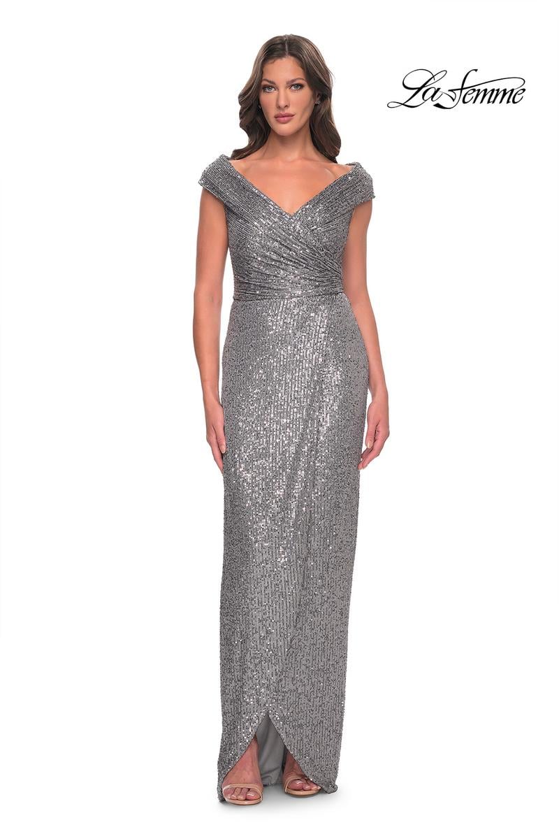 La Femme Evening 30326 - Silver