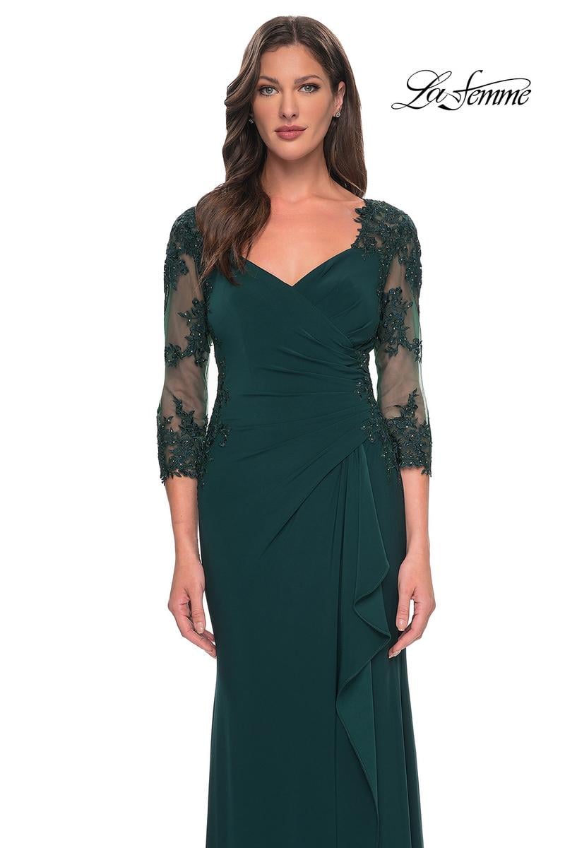 La Femme Evening 30384 - Hunter Green