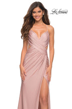 La Femme Dress 30504 - Mauve