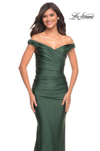 La Femme Dress 30631 - Dark Emerald