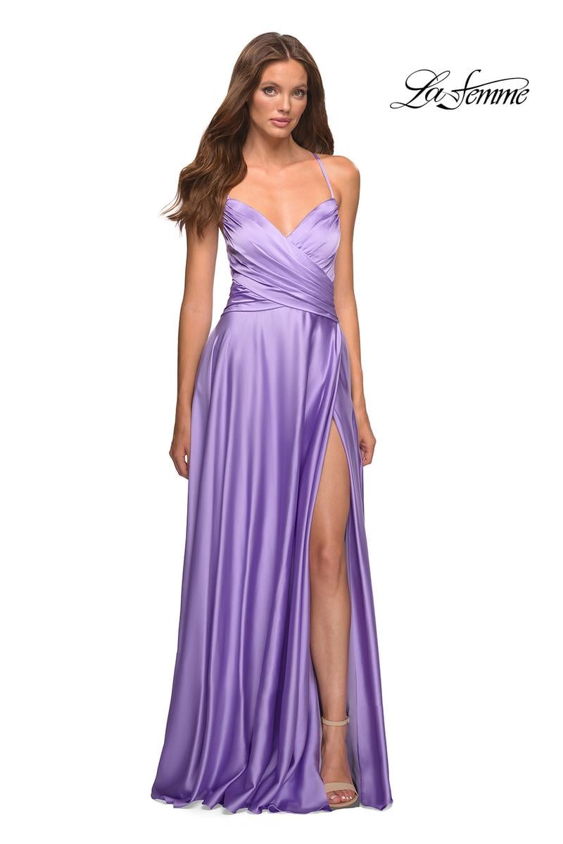 La Femme Dress 30662 - Lavender