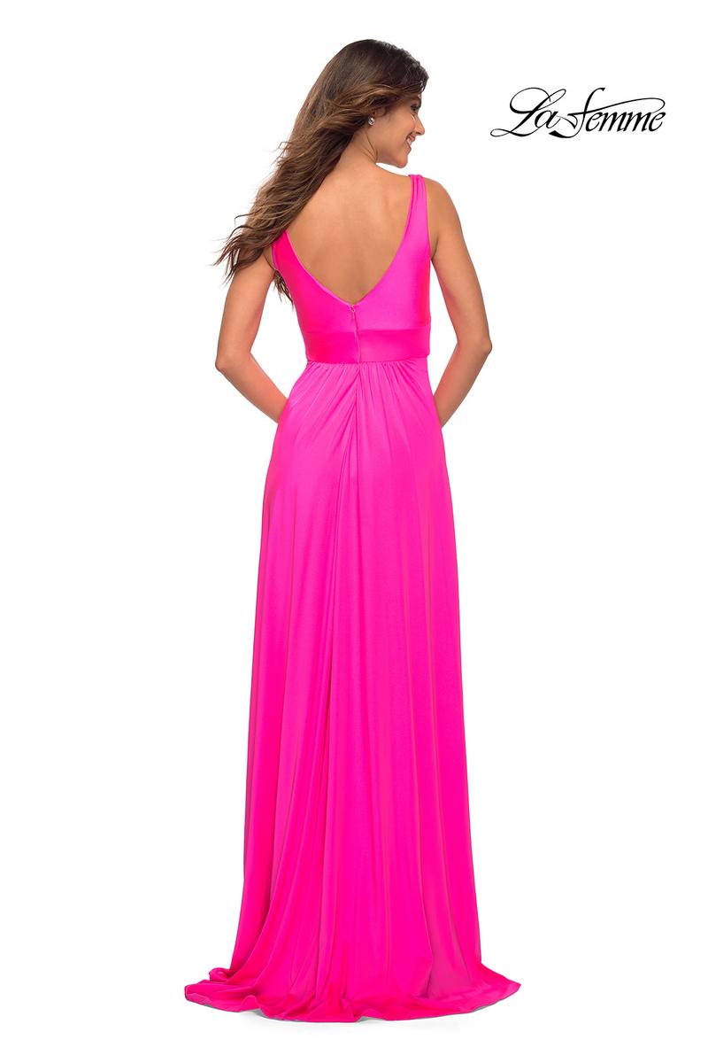 La Femme Dress 30669 - Hot Pink