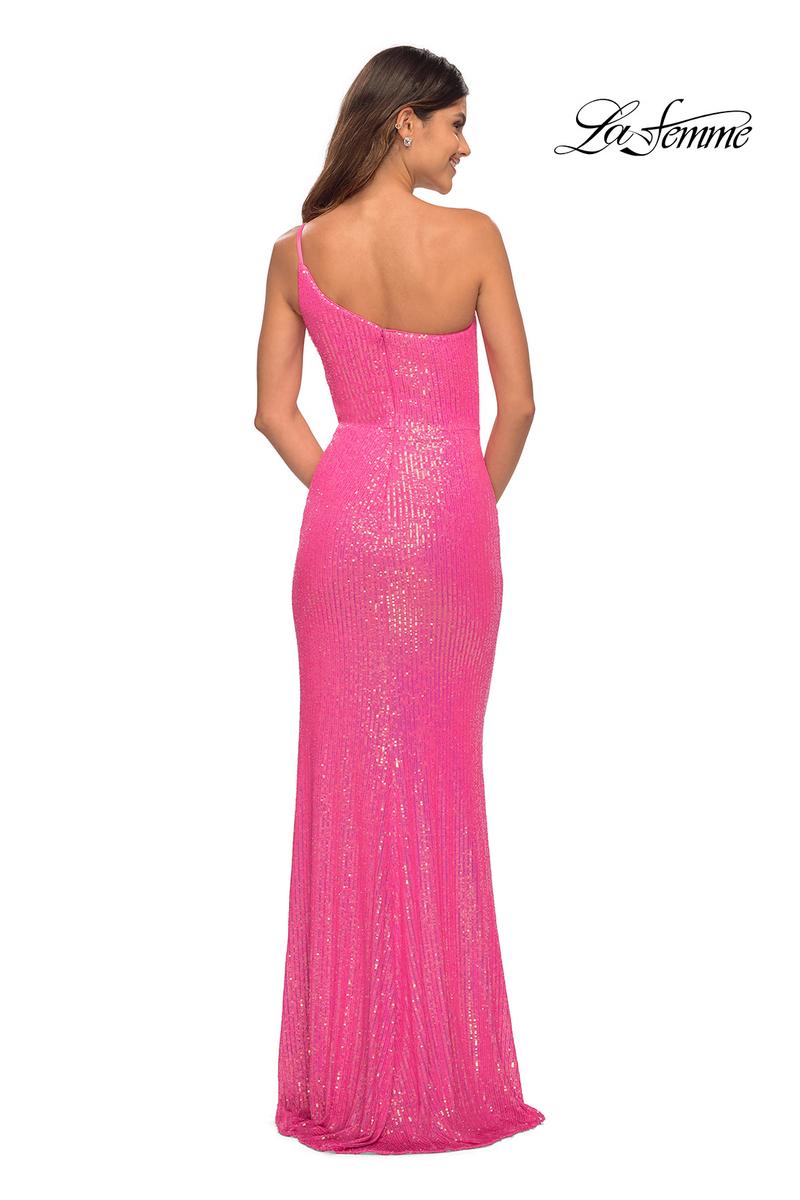 La Femme Dress 30681 - Hot Pink