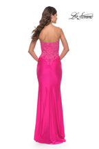 La Femme Dress 30696 - Neon Pink
