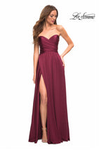 La Femme Dress 30700 - Dark Berry