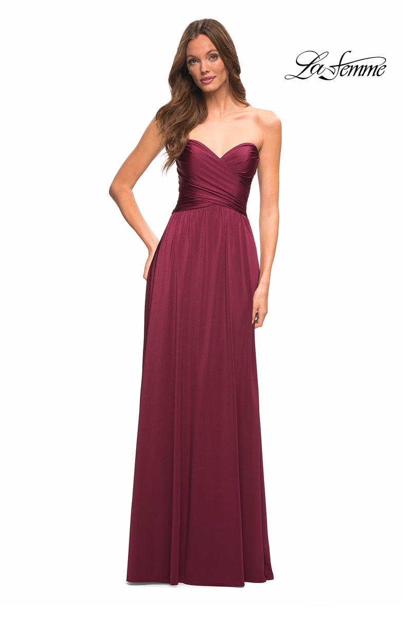 La Femme Dress 30700 - Dark Berry