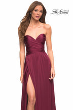 La Femme Dress 30700 - Dark Berry