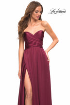 La Femme Dress 30700 - Dark Berry