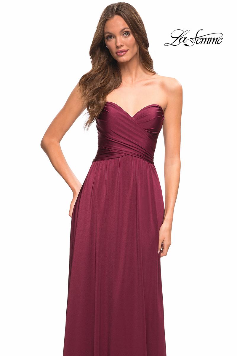La Femme Dress 30700 - Dark Berry