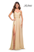 La Femme Dress 30700 - Light Gold