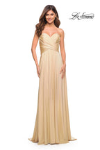 La Femme Dress 30700 - Light Gold
