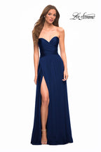 La Femme Dress 30700 - Navy