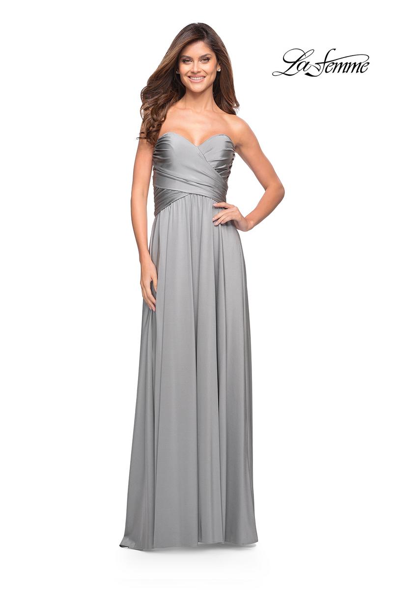 La Femme Dress 30700 - Silver