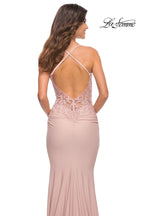 La Femme Dress 30706 - Mauve